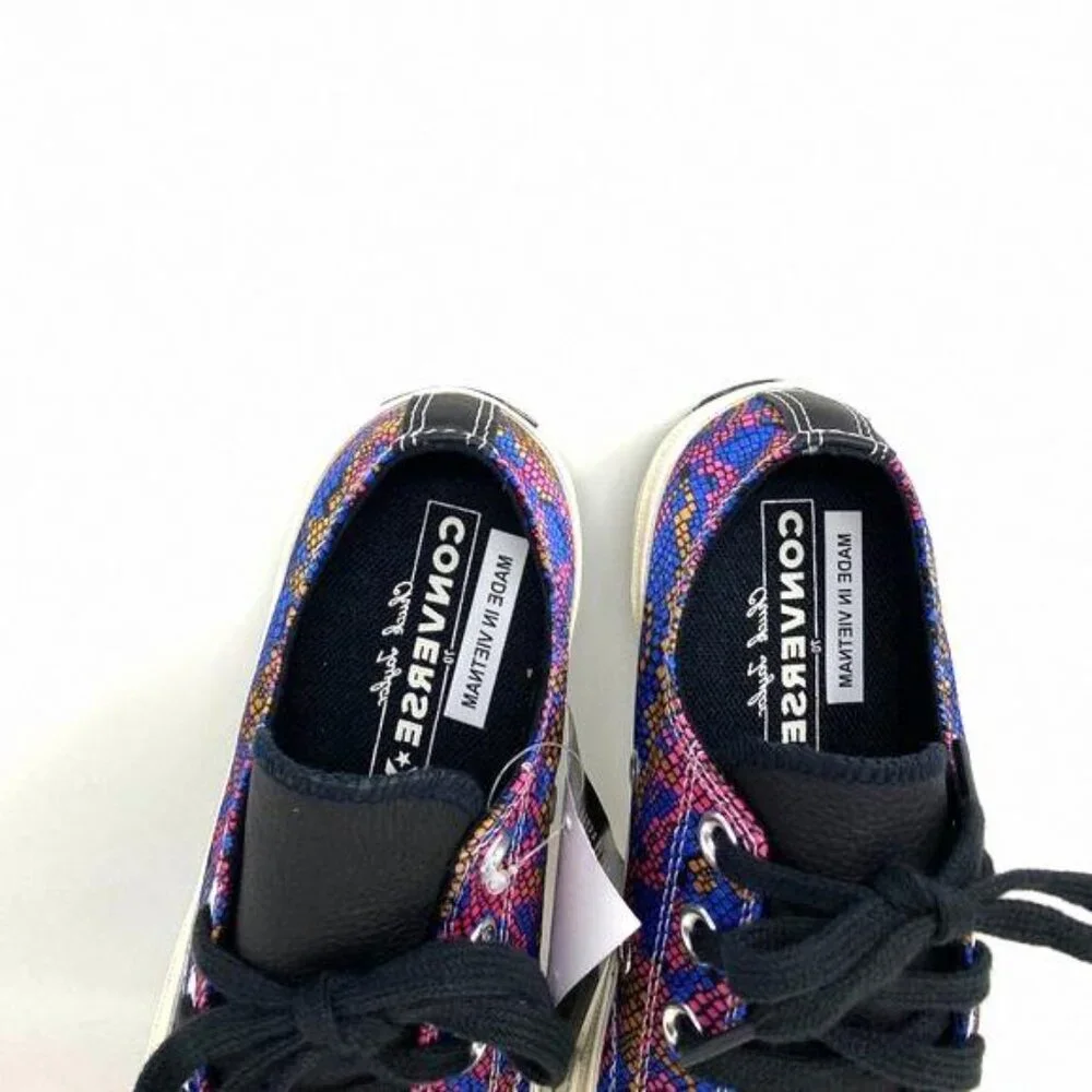 Converse CHUNK 70 OX Blue Pink Egret Canvas Low Top 570265C Size Women's Sneaker - Picture 3 of 12